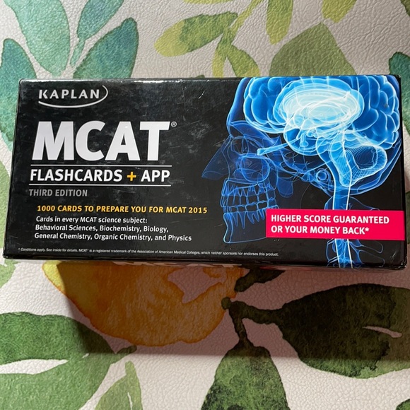 Kaplan MCAT flashcards-1000 - Picture 1 of 2